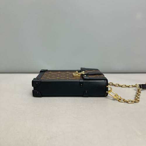 Louis Vuitton Pochette Trunk Verticale Monogram Brown Louis Vuitton Pochette Trunk Verticale Monogram Brown