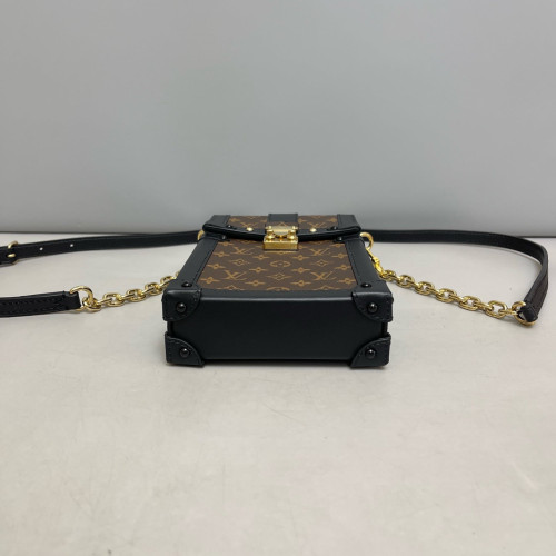 Louis Vuitton Pochette Trunk Verticale Monogram Brown Louis Vuitton Pochette Trunk Verticale Monogram Brown