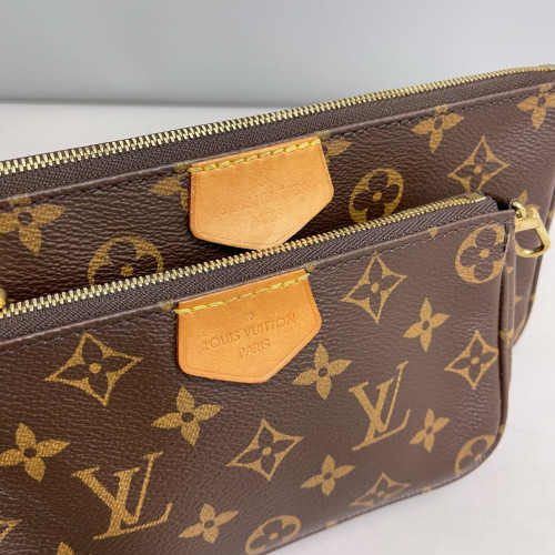 Louis Vuitton Multi Pochette Accessories Monogram Brown