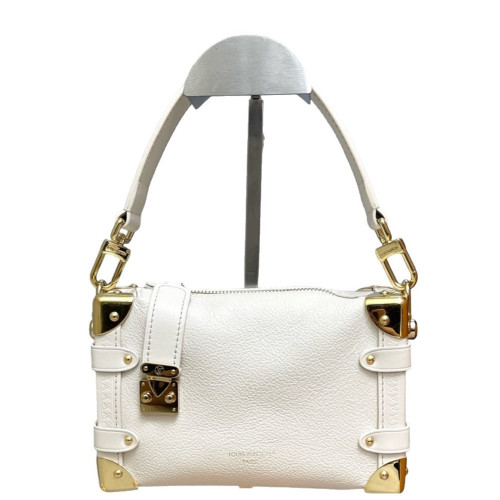 Louis Vuitton Side Trunk Pm Calfskin White