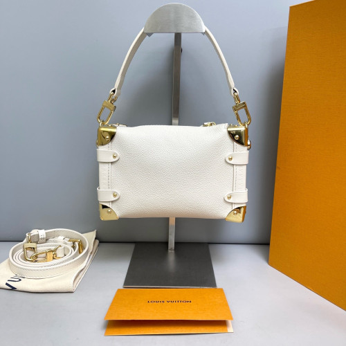 Louis Vuitton Side Trunk Pm Calfskin White