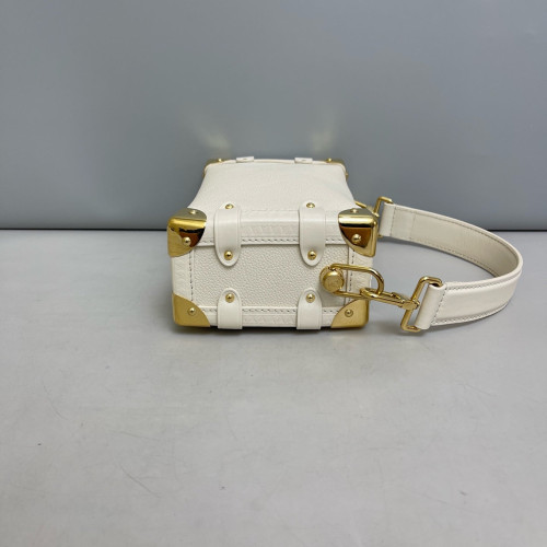 Louis Vuitton Side Trunk Pm Calfskin White