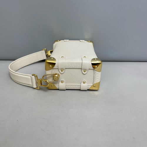Louis Vuitton Side Trunk Pm Calfskin White