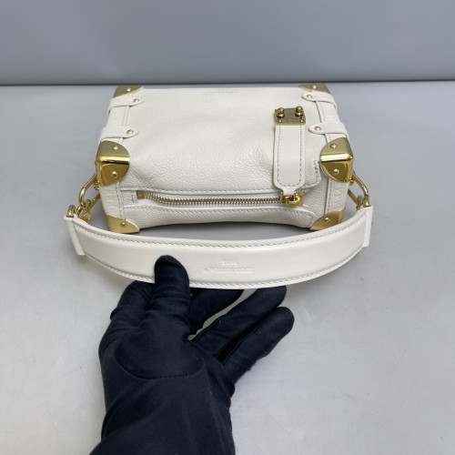 Louis Vuitton Side Trunk Pm Calfskin White