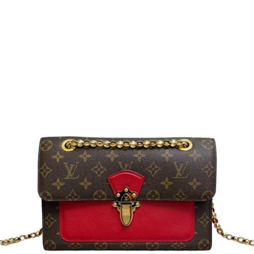 Louis Vuitton Victoire Monogram Red Brown