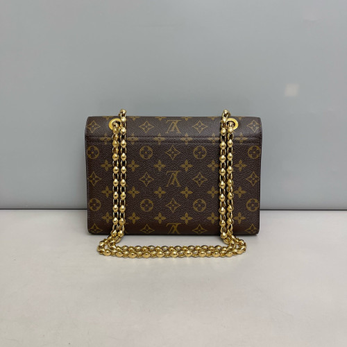 Louis Vuitton Victoire Monogram Red Brown