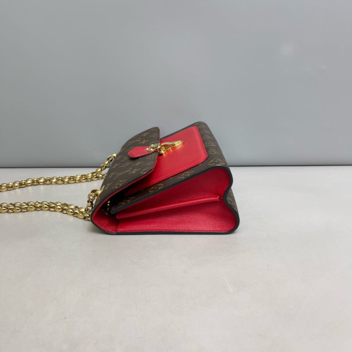 Louis Vuitton Victoire Monogram Red Brown