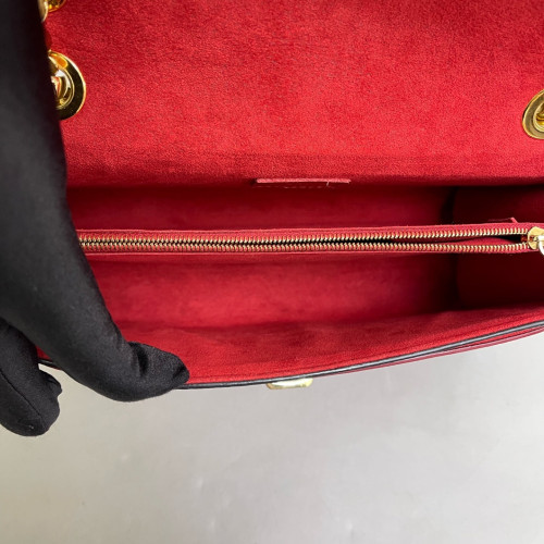 Louis Vuitton Victoire Monogram Red Brown