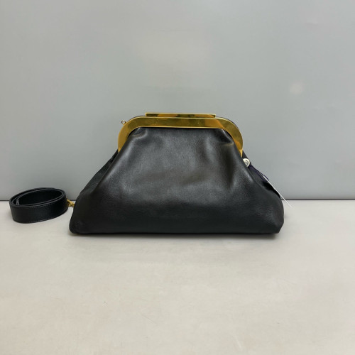 Valentino Crossbody Bag Calfskin Black