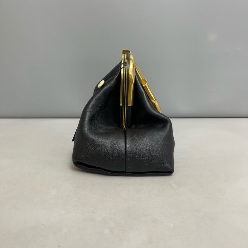 Valentino Crossbody Bag Calfskin Black