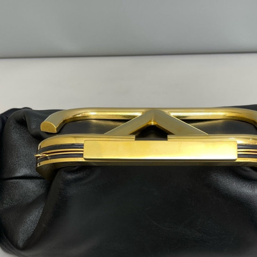 Valentino Crossbody Bag Calfskin Black