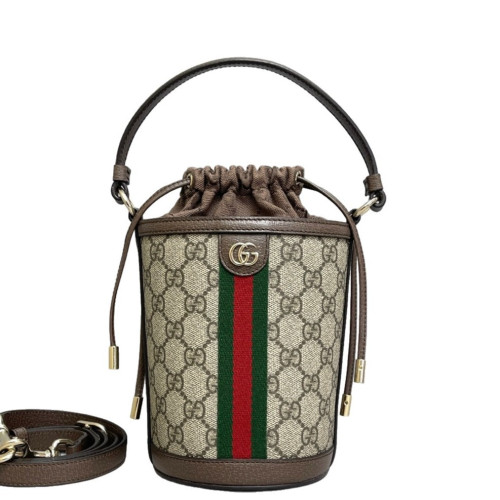 Gucci Bucket GG Supreme Monogram Beige Brown