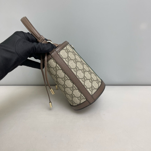 Gucci Bucket GG Supreme Monogram Beige Brown Gucci Bucket GG Supreme Monogram Beige Brown