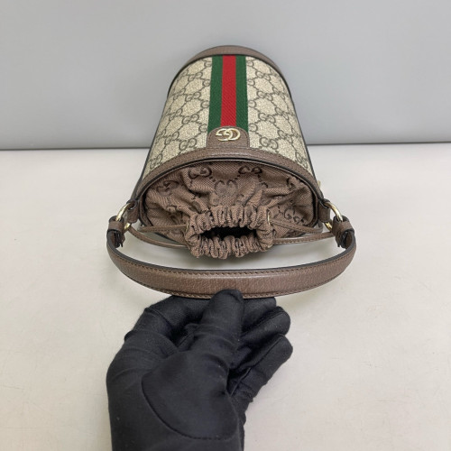 Gucci Bucket GG Supreme Monogram Beige Brown Gucci Bucket GG Supreme Monogram Beige Brown