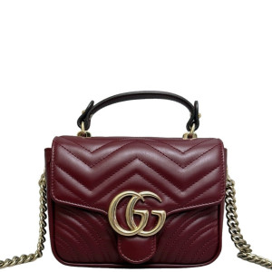 Gucci Messenger Calfskin Burgundy