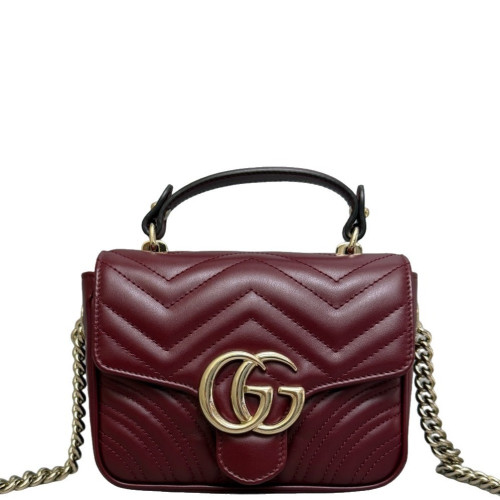 Gucci Messenger Calfskin Burgundy