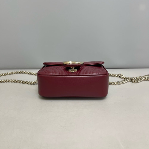 Gucci Messenger Calfskin Burgundy