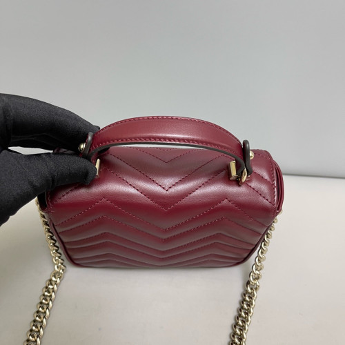 Gucci Messenger Calfskin Burgundy