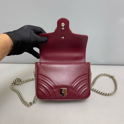 Gucci Messenger Calfskin Burgundy