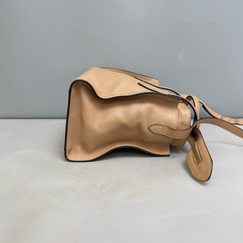Gucci Handbag Calfskin Natural Tan