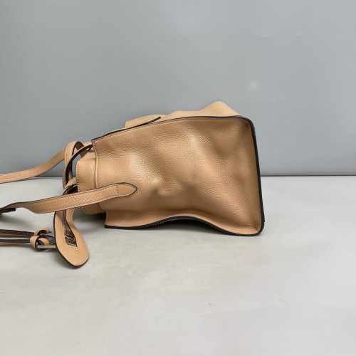 Gucci Handbag Calfskin Natural Tan