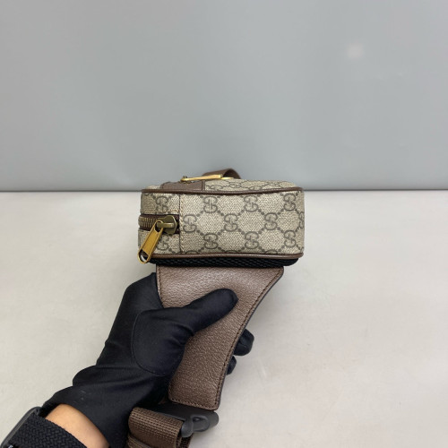 Gucci Medium Ophidia Belt Bag GG Monogram Beige