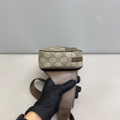 Gucci Medium Ophidia Belt Bag GG Monogram Beige