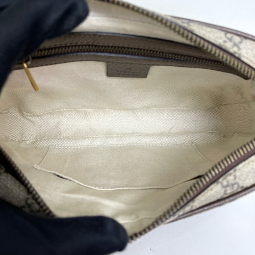 Gucci Medium Ophidia Belt Bag GG Monogram Beige