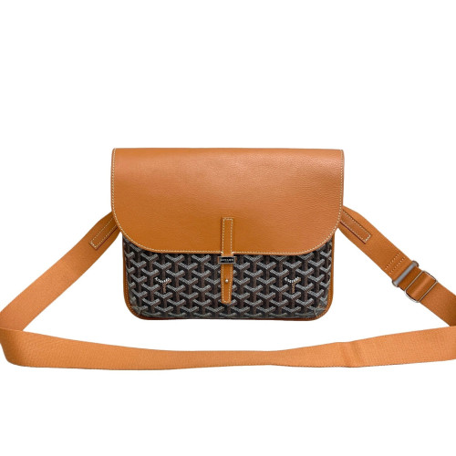 Goyard Messenger Goyardine Brown