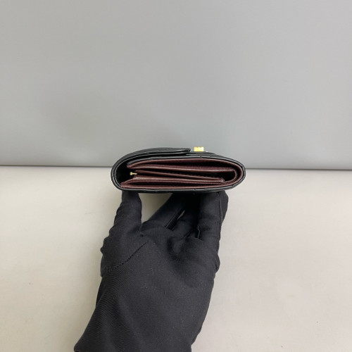 Chanel Quilted 2.55 Reissue Flap Wallet Calfskin Black