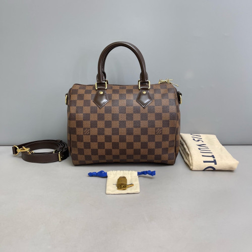 Louis Vuitton Speedy 25 Damier Ebene Brown