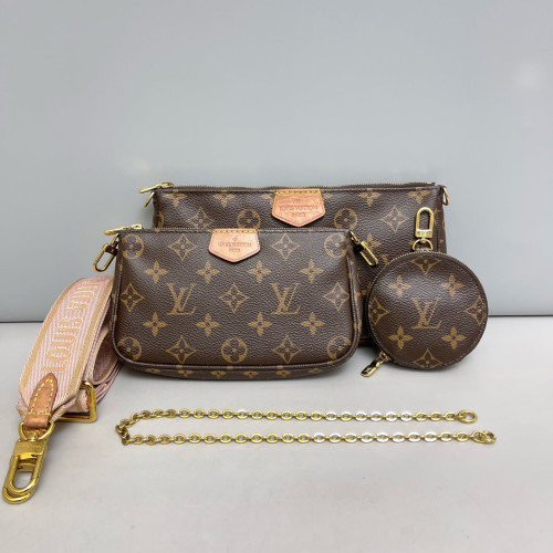 Louis Vuitton Multi Pochette Accessories Monogram Brown
