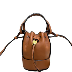 Loewe Nano Balloon Bucket Calfskin Tan
