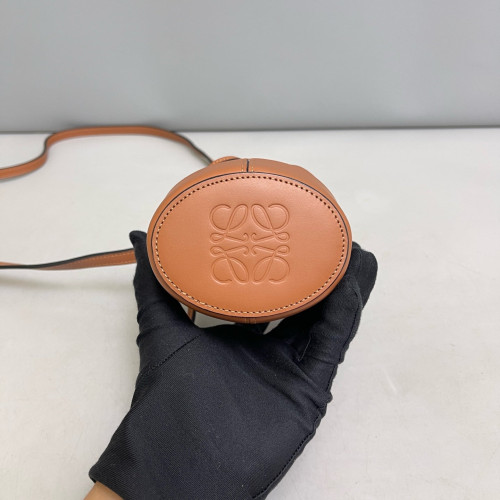 Loewe Nano Balloon Bucket Calfskin Tan