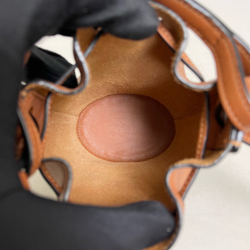 Loewe Nano Balloon Bucket Calfskin Tan