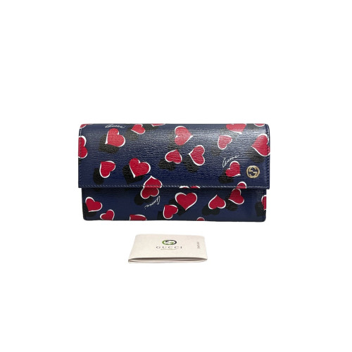 Gucci Continental Wallet Calfskin Dark Blue Gucci Continental Wallet Calfskin Dark Blue