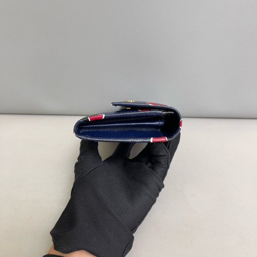 Gucci Continental Wallet Calfskin Dark Blue Gucci Continental Wallet Calfskin Dark Blue