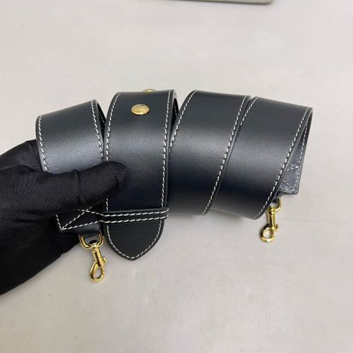 Burberry Crossbody Bag Canvas Calfskin Grey Black