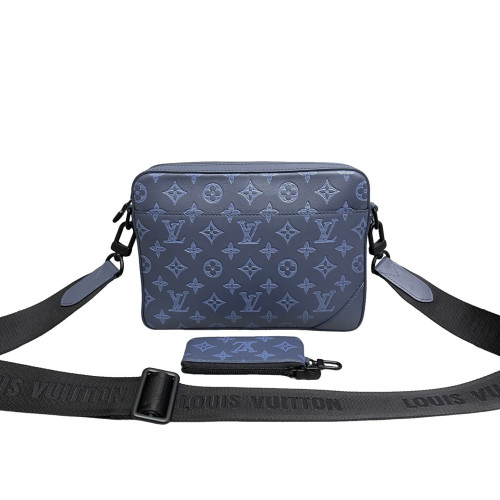 Louis Vuitton Messenger Monogram Empreinte Blue Louis Vuitton Messenger Monogram Empreinte Blue