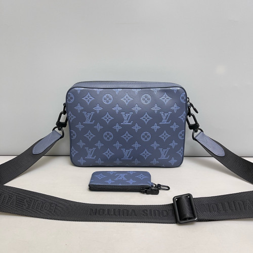 Louis Vuitton Messenger Monogram Empreinte Blue Louis Vuitton Messenger Monogram Empreinte Blue