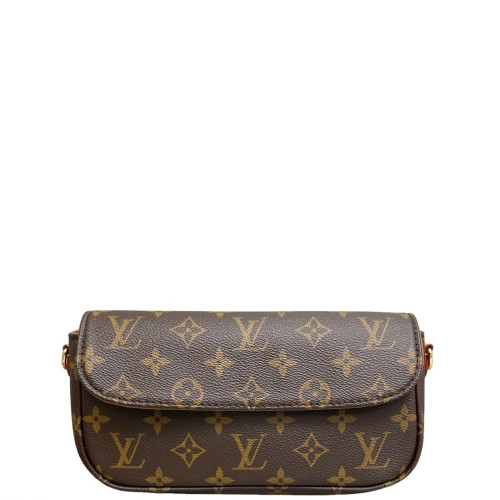 Louis Vuitton Ivy Wallet On Chain Monogram Dark Brown