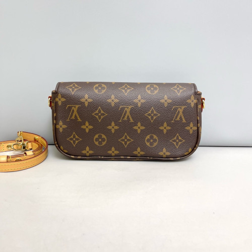Louis Vuitton Ivy Wallet On Chain Monogram Dark Brown