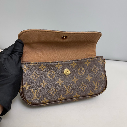 Louis Vuitton Ivy Wallet On Chain Monogram Dark Brown