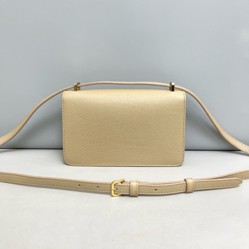 Burberry Mini TB Shoulder Bag Calfskin Khaki