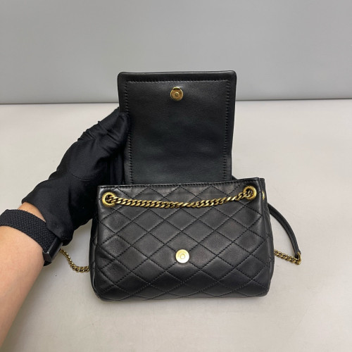 Yves Saint Laurent Mini Nolita Shoulder Bag Calfskin Black