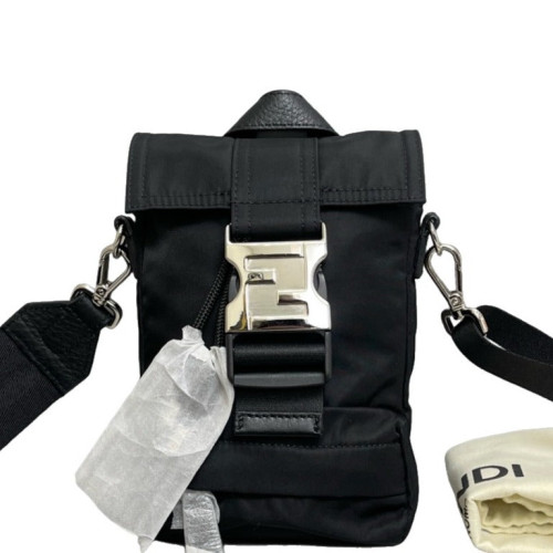 Fendi Crossbody Bag Nylon Black