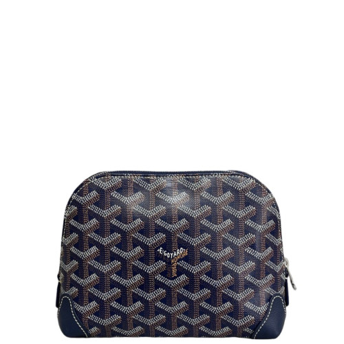 Goyard Vendome Toiletry Pouch Goyardine Blue