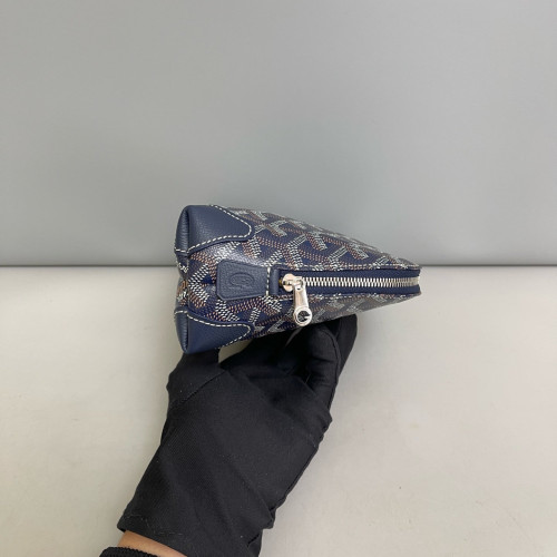 Goyard Vendome Toiletry Pouch Goyardine Blue