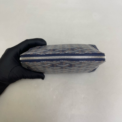 Goyard Vendome Toiletry Pouch Goyardine Blue