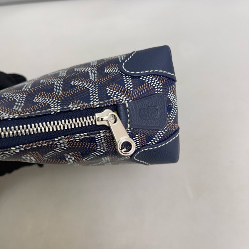 Goyard Vendome Toiletry Pouch Goyardine Blue